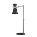 Z-Lite Soriano Matte Black Brushed Nickel Table Lamp 728TL-MB-BN | theLightShop