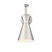 Z-Lite Soriano Swing-Arm Wall Lamp Brushed Nickel 1 Light 351S-BN | theLightShop