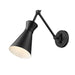 Z-Lite Soriano Swing-Arm Wall Lamp Matte Black 1 Light 351S-MB | theLightShop
