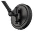 Z-Lite Soriano Swing-Arm Wall Lamp Matte Black 1 Light 351S-MB | theLightShop
