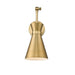 Z-Lite Soriano Swing-Arm Wall Lamp Modern Gold 1 Light 351S-MGLD | theLightShop