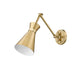 Z-Lite Soriano Swing-Arm Wall Lamp Modern Gold 1 Light 351S-MGLD | theLightShop
