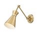 Z-Lite Soriano Swing-Arm Wall Lamp Modern Gold 1 Light 351S-MGLD | theLightShop