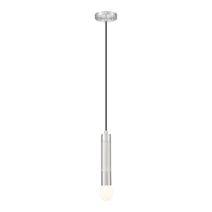 Z-Lite Stari 1 Light Cord Pendant - Brushed Nickel