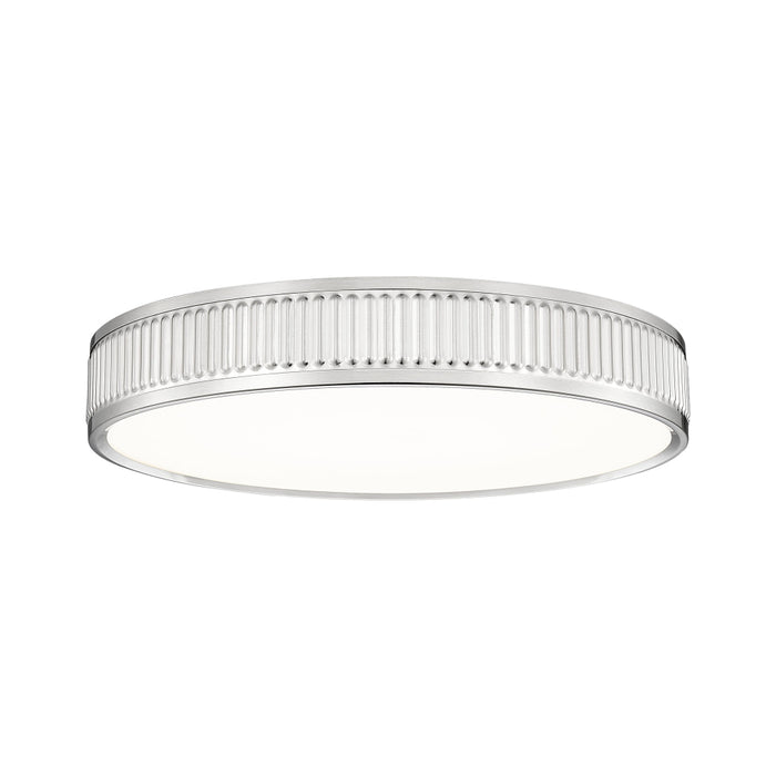 Z-Lite Stari 1 Light LED 16’’ Flushmount - Brushed Nickel