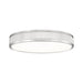 Z-Lite Stari 1 Light LED 16’’ Flushmount - Brushed Nickel