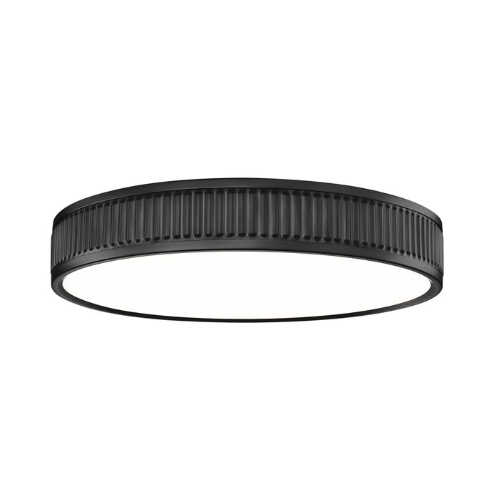 Z-Lite Stari 1 Light LED 16’’ Flushmount - Matte Black