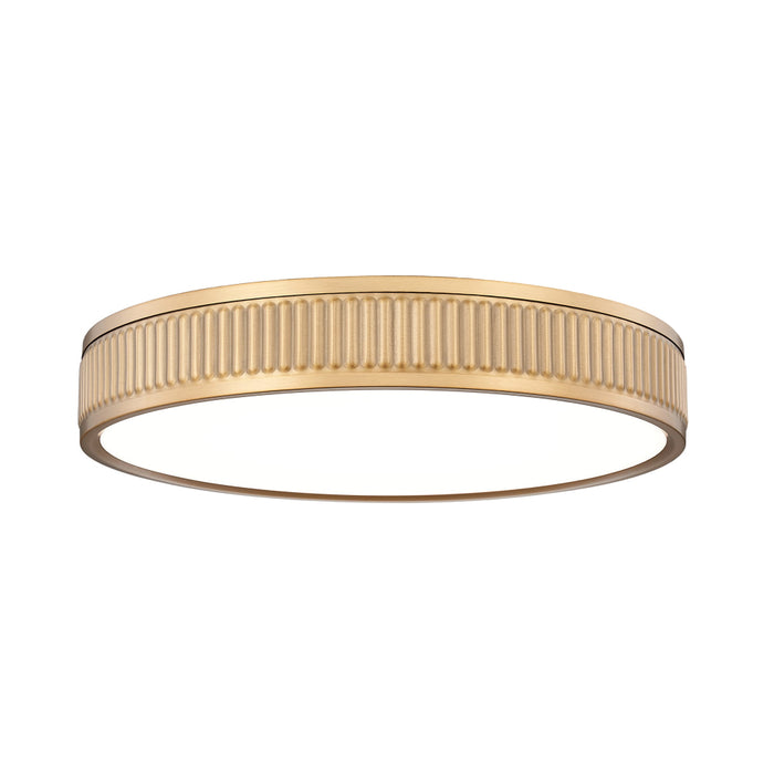 Z-Lite Stari 1 Light LED 16’’ Flushmount - Modern Gold