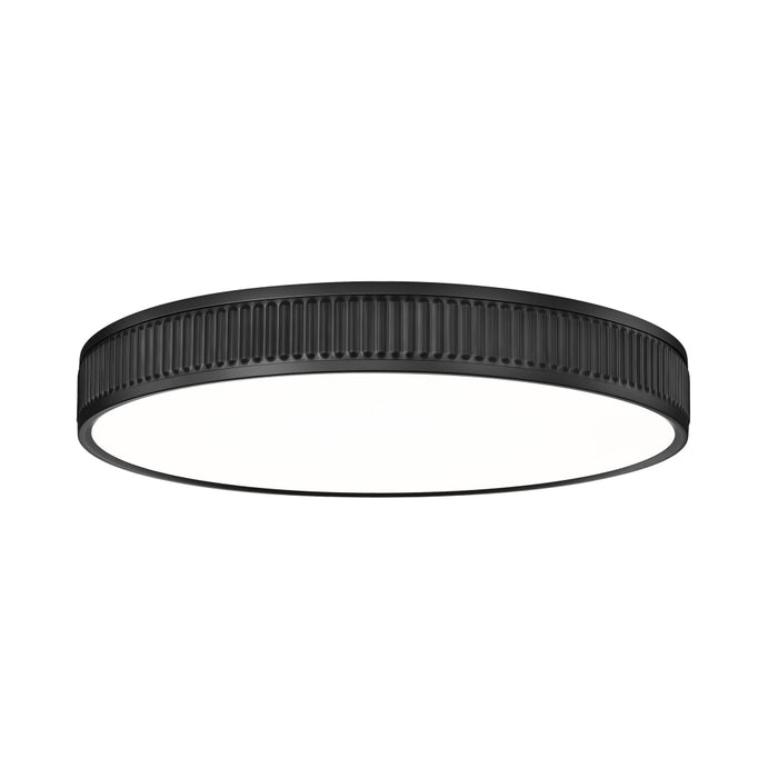 Z-Lite Stari 1 Light LED 20’’ Flushmount - Matte Black