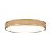 Z-Lite Stari 1 Light LED 20’’ Flushmount - Modern Gold