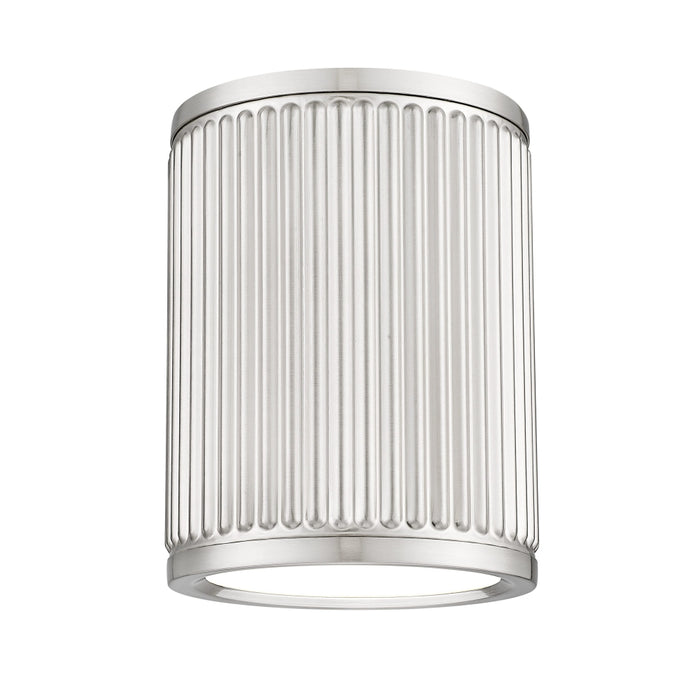 Z-Lite Stari 1 Light LED 6’’ Flushmount - Brushed Nickel