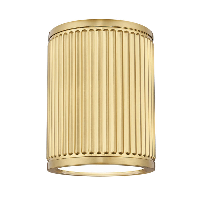 Z-Lite Stari 1 Light LED 6’’ Flushmount - Modern Gold