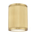 Z-Lite Stari 1 Light LED 6’’ Flushmount - Modern Gold