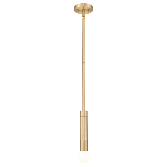Z-Lite Stari 1 Light Stem Pendant - Modern Gold