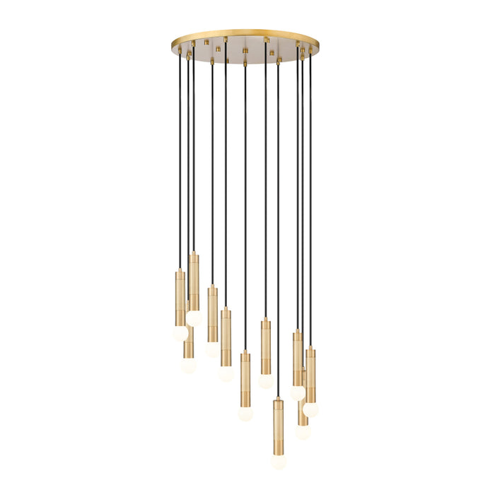 Z-Lite Stari 11 Light Multi-Light Pendant - Modern Gold