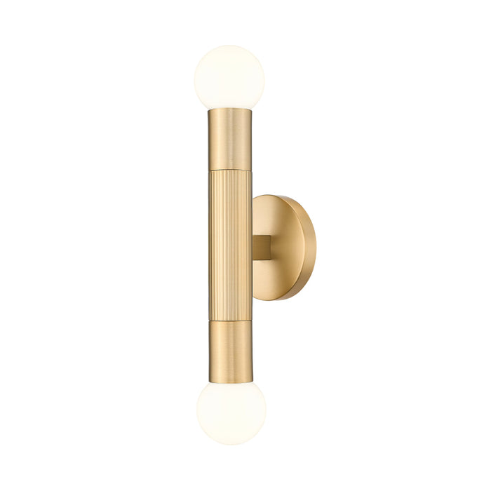 Z-Lite Stari 2 Light Wall Sconce - Modern Gold