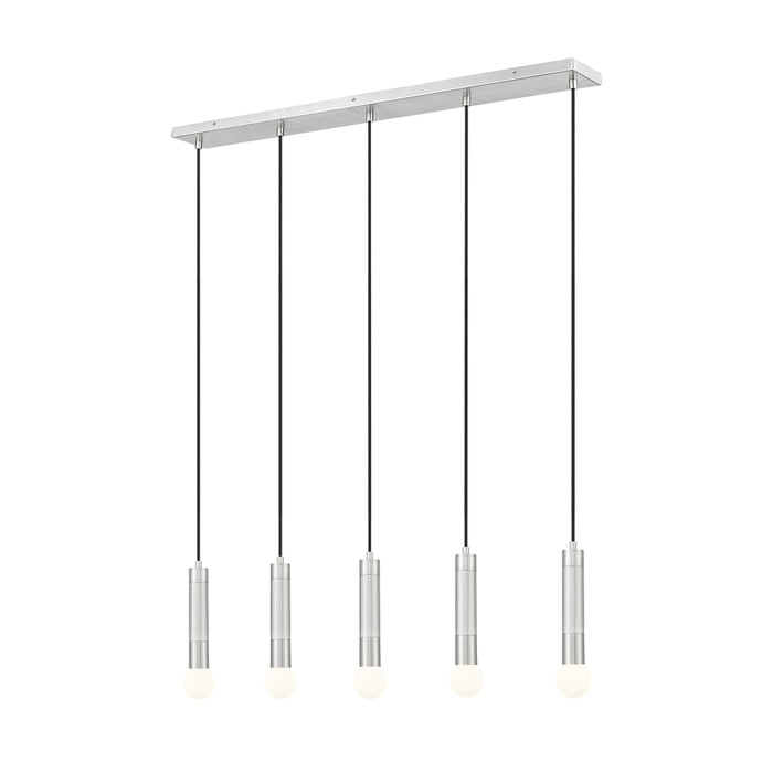 Z-Lite Stari 5 Light Linear Pendant - Brushed Nickel