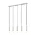 Z-Lite Stari 5 Light Linear Pendant - Brushed Nickel