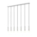 Z-Lite Stari 7 Light Linear Pendant - Brushed Nickel