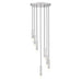 Z-Lite Stari 7 Light Multi-Light Pendant - Brushed Nickel
