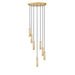Z-Lite Stari 7 Light Multi-Light Pendant - Modern Gold