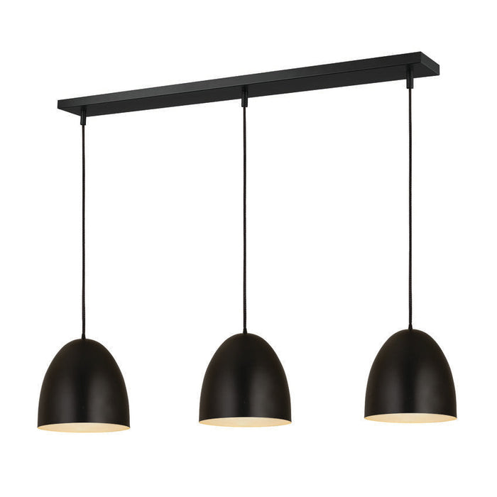 Z-Lite Z-Studio 1 Light Linear Pendant - Satin Black