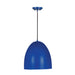 Z-Lite Z Studio Dome Blue 1 Light Pendant 6012P12-BLU | theLightShop
