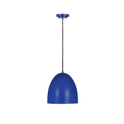 Z-Lite Z Studio Dome Blue 1 Light Pendant 6012P9-BLU