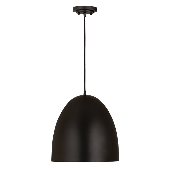 Z-Lite Z Studio Dome Matte Black 3 Light Pendant 6012P19-SBK | theLightShop