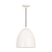 Z-Lite Z Studio Dome Matte White 1 Light Pendant 6012P12-SWH | theLightShop