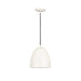 Z-Lite Z Studio Dome Matte White 1 Light Pendant 6012P9-SWH | theLightShop