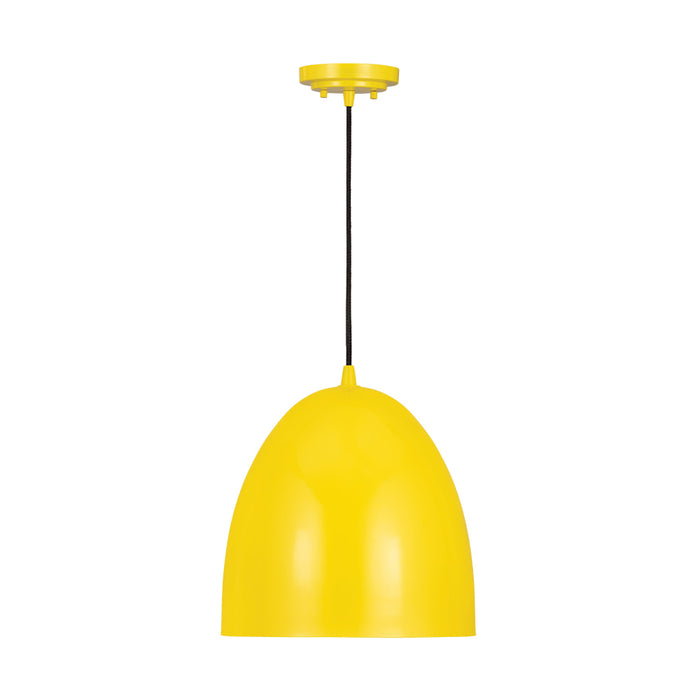 Z-Lite Z Studio Dome Yellow 1 Light Pendant 6012P12-YEL | theLightShop