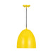 Z-Lite Z Studio Dome Yellow 1 Light Pendant 6012P12-YEL | theLightShop