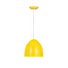 Z-Lite Z Studio Dome Yellow 1 Light Pendant 6012P9-YEL | theLightShop