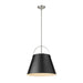 Z-Lite Z-Studio Matte Black Brushed Nickel Pendant 726P18-MB-BN | theLightShop