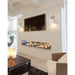 Z-Lite Z-Studio Matte White Brushed Nickel Wall Sconce 726-1S-MW-BN | theLightShop