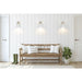 Z-Lite Z-Studio Matte White Brushed Nickel Wall Sconce 726-1S-MW-BN | theLightShop