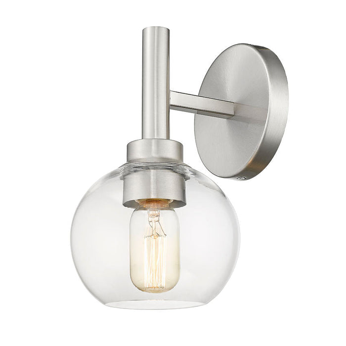 Z-Lite Sutton Brushed Nickel 1 Light Wall Sconce 7502-1S-BN | theLightShop