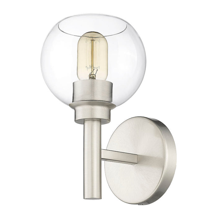 Z-Lite Sutton Brushed Nickel 1 Light Wall Sconce 7502-1S-BN | theLightShop