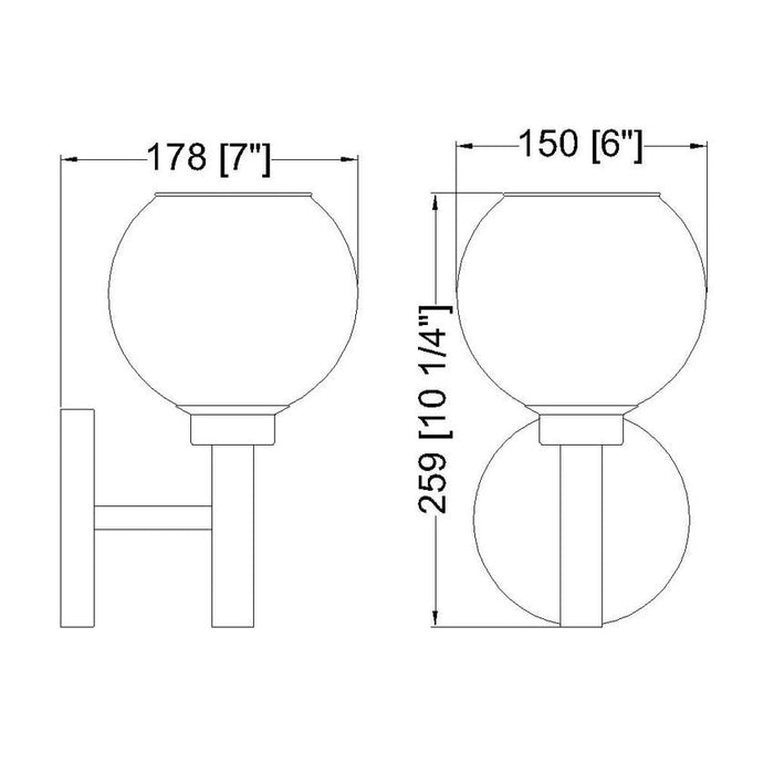 Z-Lite Sutton Brushed Nickel 1 Light Wall Sconce 7502-1S-BN | theLightShop