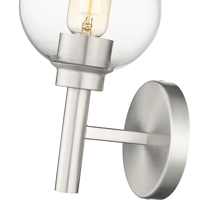 Z-Lite Sutton Brushed Nickel 1 Light Wall Sconce 7502-1S-BN | theLightShop