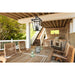 Z-Lite Talbot Black 4 Light Outdoor Chain Mount Ceiling Fixture 579CHXLX-BK - Outdoor Pendants