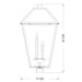 Z-Lite Talbot Black 4 Light Outdoor Post Mount Fixture 579PHXLXR-BK | theLightShop