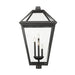Z-Lite Talbot Black 4 Light Outdoor Post Mount Fixture 579PHXLXR-BK | theLightShop