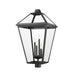 Z-Lite Talbot Black 4 Light Outdoor Post Mount Fixture 579PHXLXR-BK | theLightShop