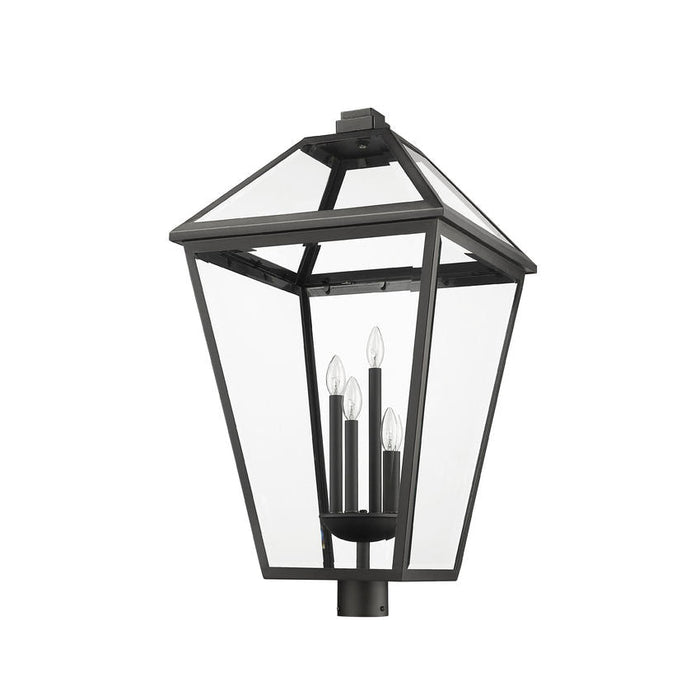 Z-Lite Talbot Black 4 Light Outdoor Post Mount Fixture 579PHXLXR-BK | theLightShop