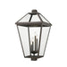 Z-Lite Talbot Oil Rubbed Bronze 4 Light Outdoor Post Mount Fixture 579PHXLXS-ORB | theLightShop