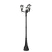 Z-Lite Talbot Outdoor Post Mounted Fixture Black 3 Light 579PHMR-3-564P-BK | theLightShop