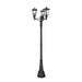 Z-Lite Talbot Outdoor Post Mounted Fixture Black 3 Light 579PHMR-3-564P-BK | theLightShop