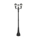 Z-Lite Talbot Outdoor Post Mounted Fixture Black 3 Light 579PHMR-3-564P-BK | theLightShop